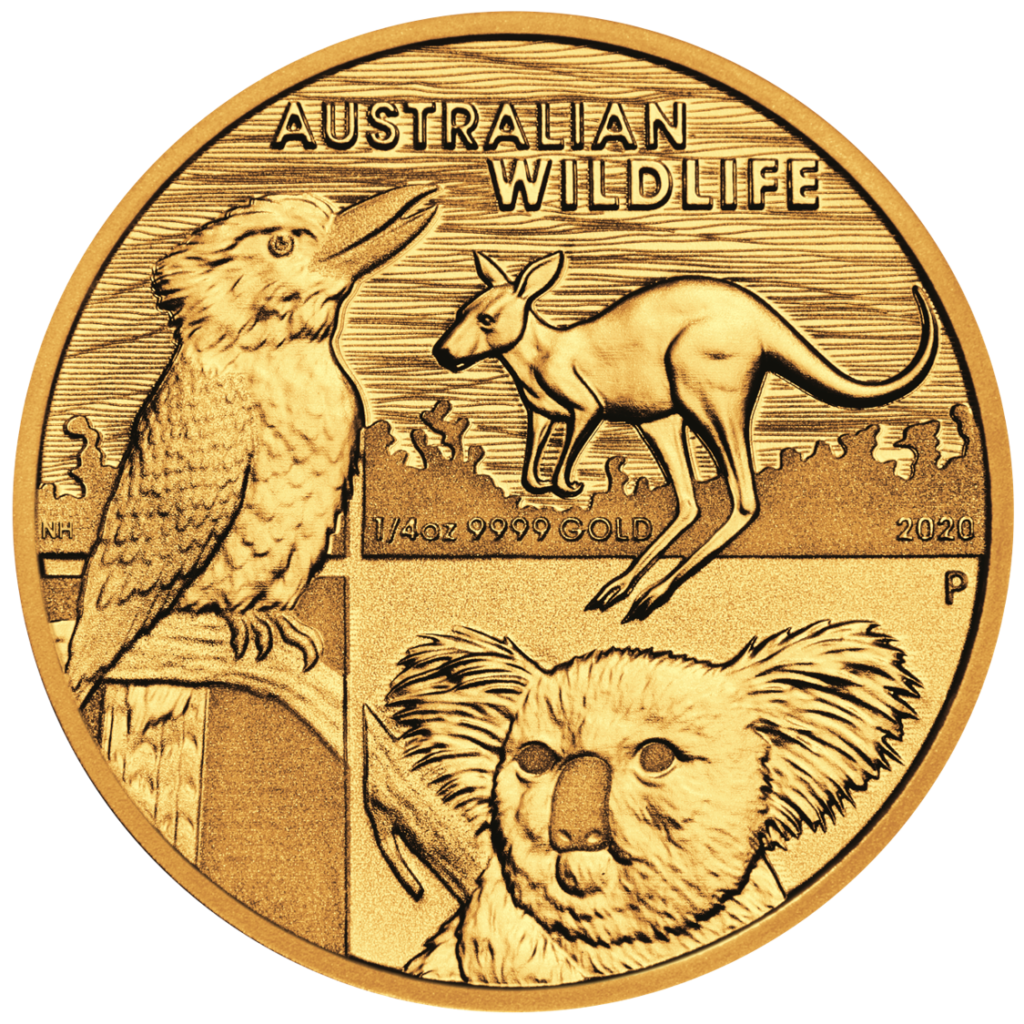 Australian Wildlife Gold Back