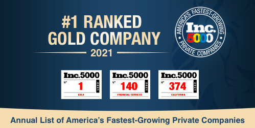 #1 ranked gold company