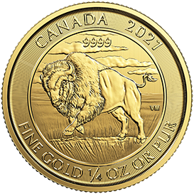 Image of Gold Canadian Buffalo