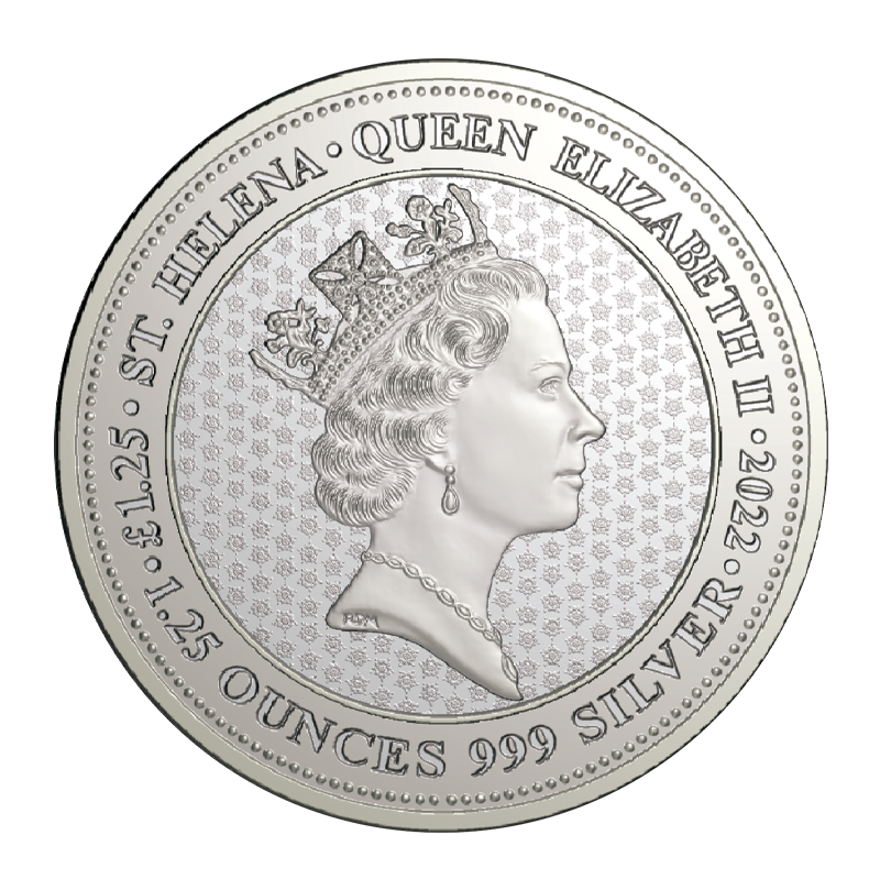Saint Helena Silver Coin Obverse