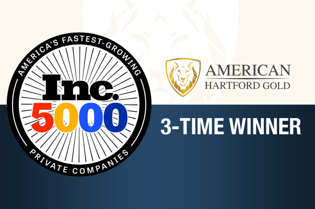 American Hartford Gold Named to Inc. 5000 List for Third Time